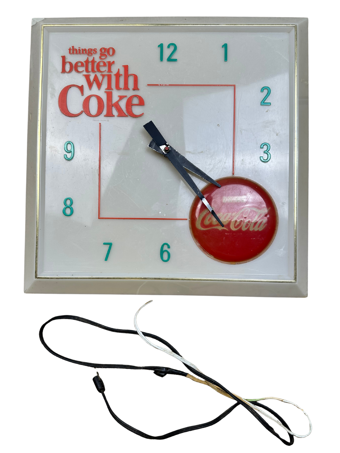 Vintage 60's Coca-Cola Clock