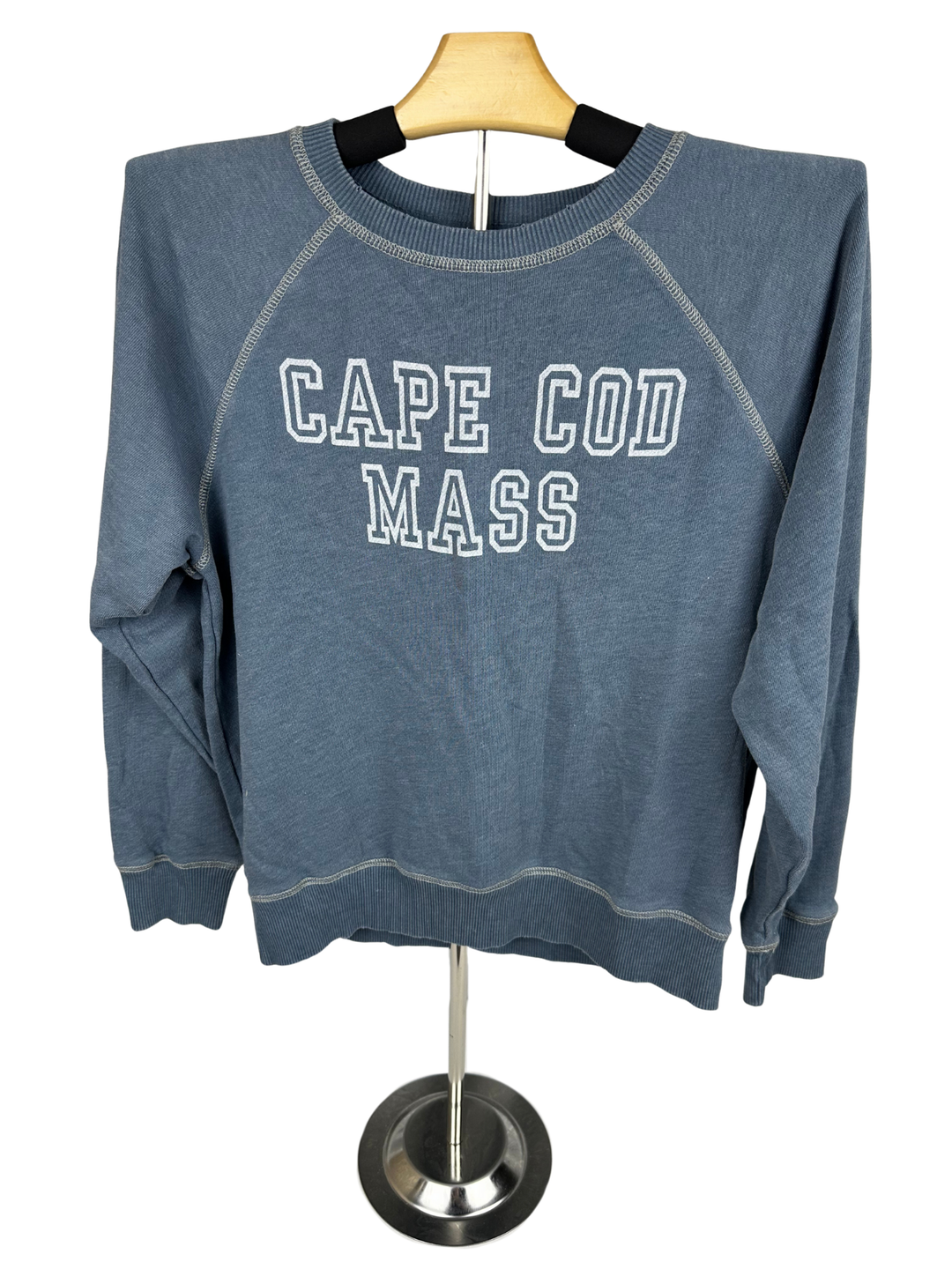Cape Cod Crewneck American Eagle Women's Blue Sweatshirt (small)