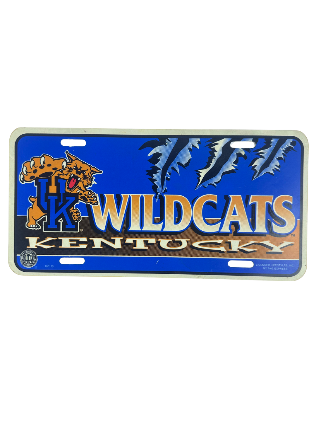 Vintage University of Kentucky License Plate
