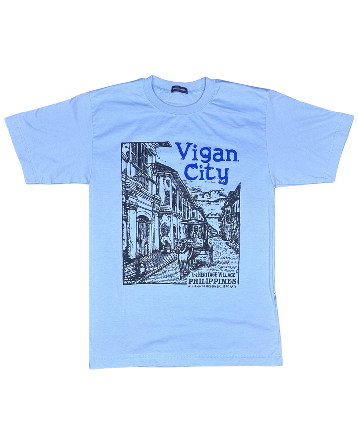 Blue Corner Vigan City Philippines Graphic T-Shirt (Medium)