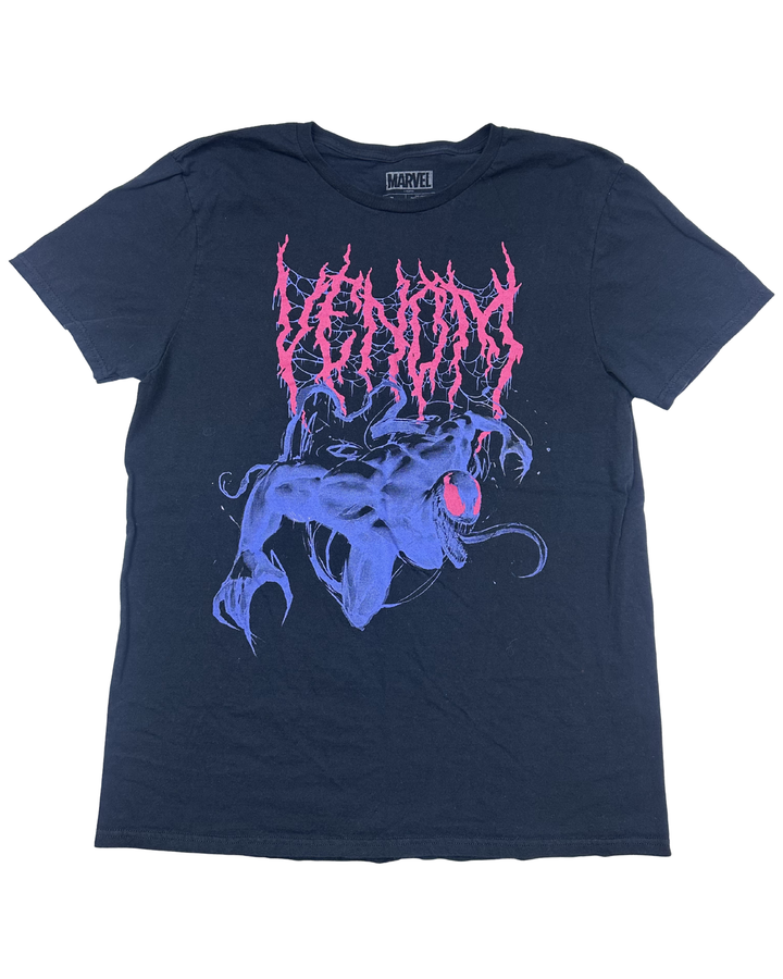 Marvel Venom Metal Style Graphic T-Shirt (large)
