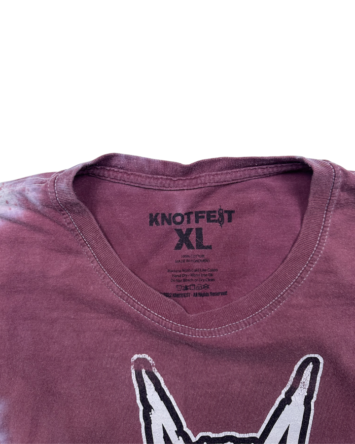 Knotfest Roadshow 2022 Bleached Graphic T-Shirt (XL)