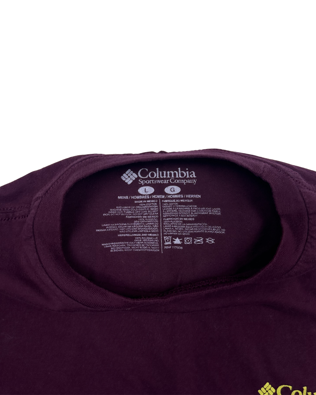 Columbia Sportswear Back Logo T-Shirt (large)