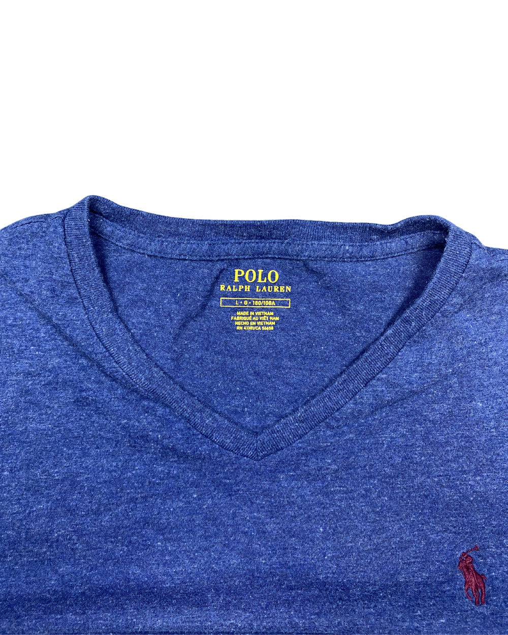 Polo Ralph Lauren V-Neck Long Sleeve T-Shirt (Large)