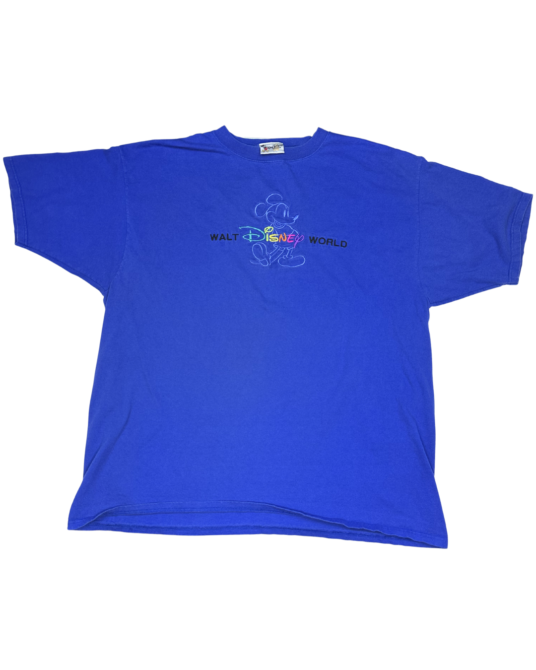 Walt Disney World Mickey Mouse Embroidered T-Shirt (XL)