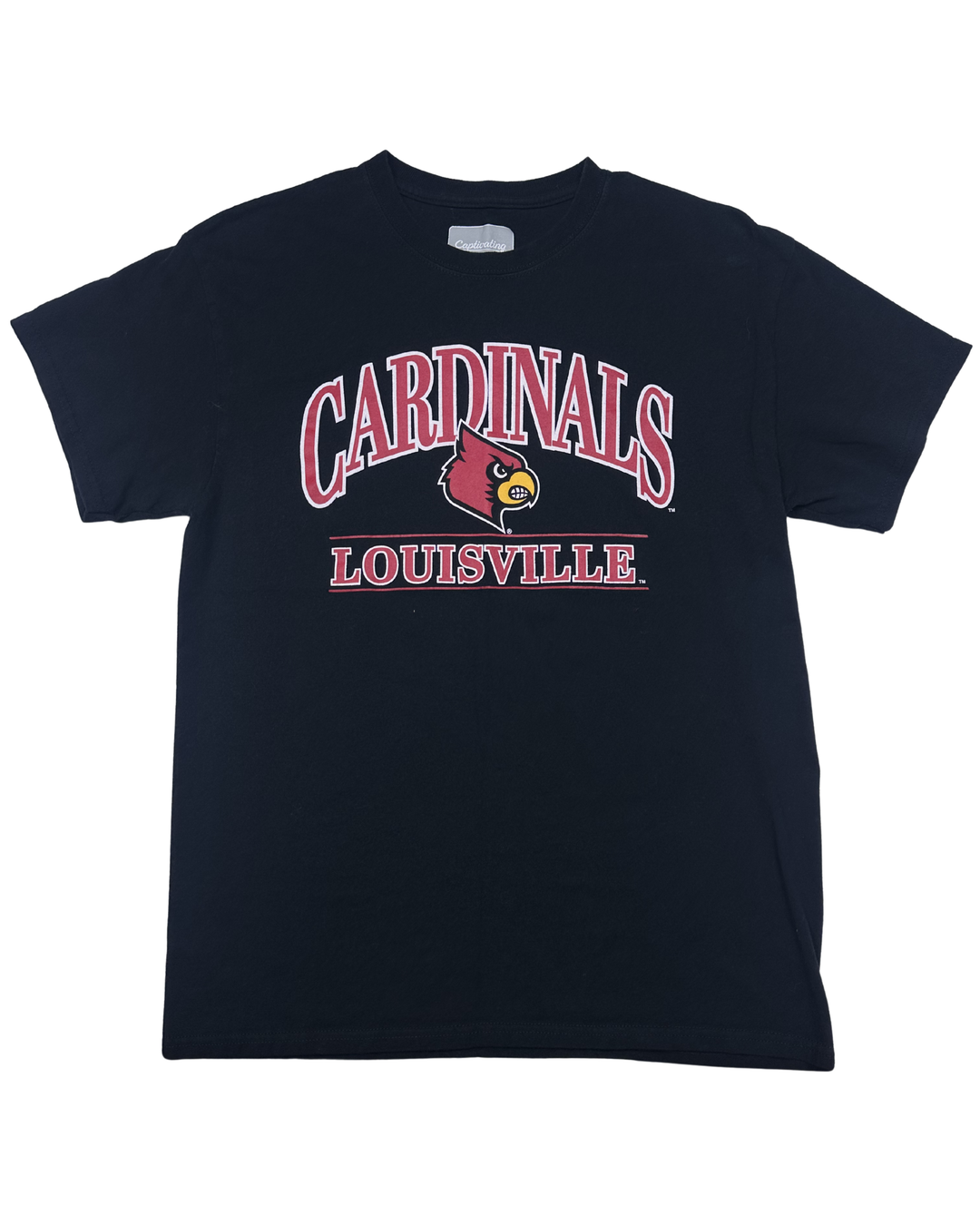 Captivating Louisville Cardinals Graphic T-Shirt (Medium)