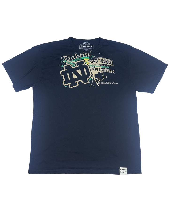 E Five Notre Dame Fighting Irish Graphic T-Shirt (XL)