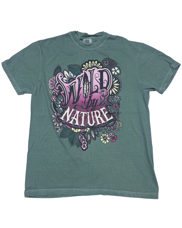 Wild by Nature Comfort Colors Graphic T-Shirt (medium)