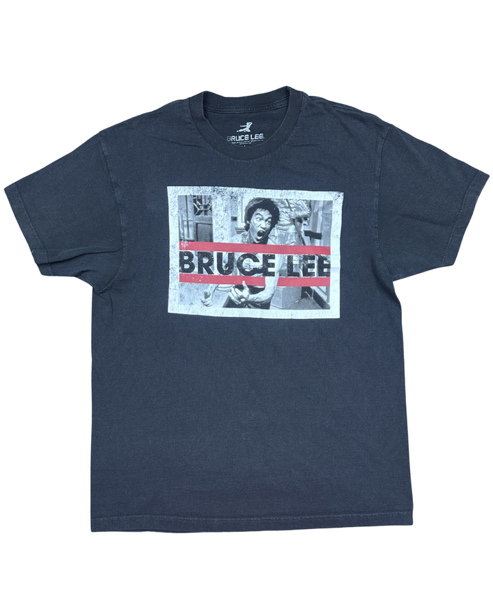 Bruce Lee Photo Graphic T-Shirt (Large)