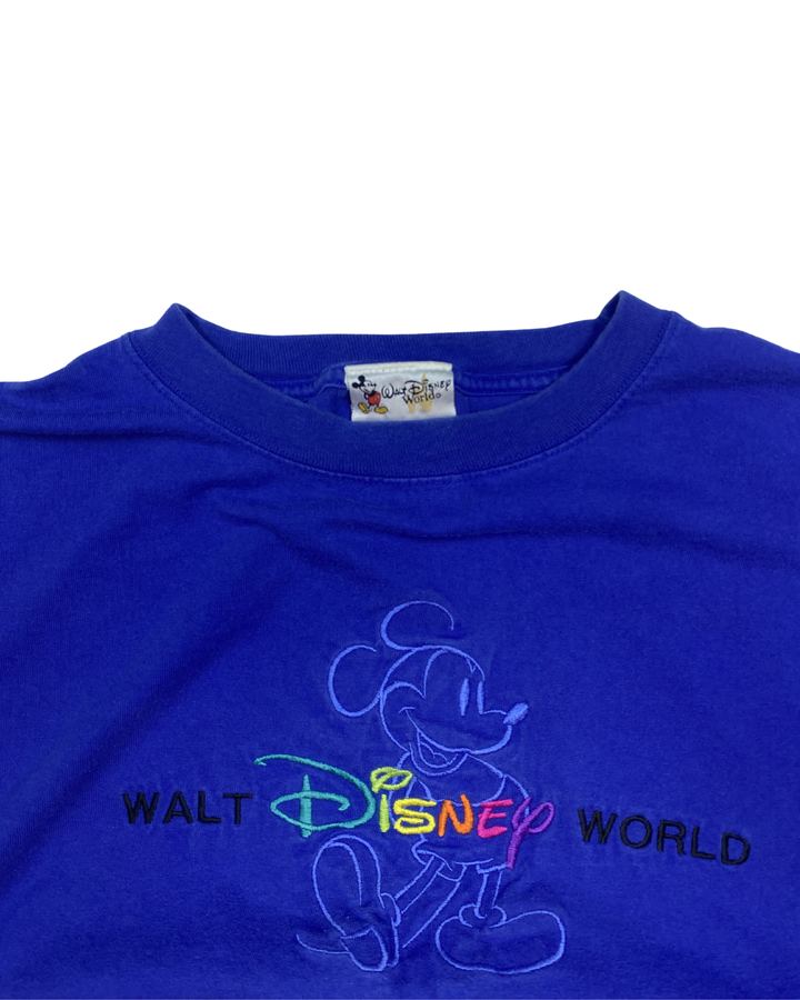 Walt Disney World Mickey Mouse Embroidered T-Shirt (XL)