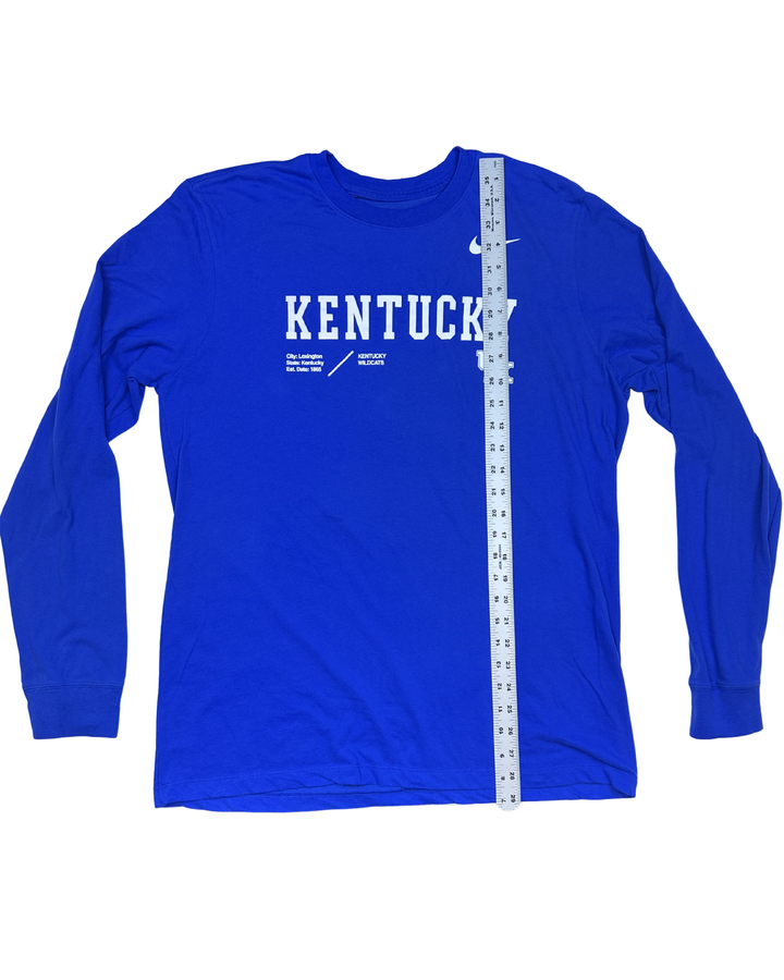Nike Kentucky Wildcats Long Sleeve T-Shirt (Large)