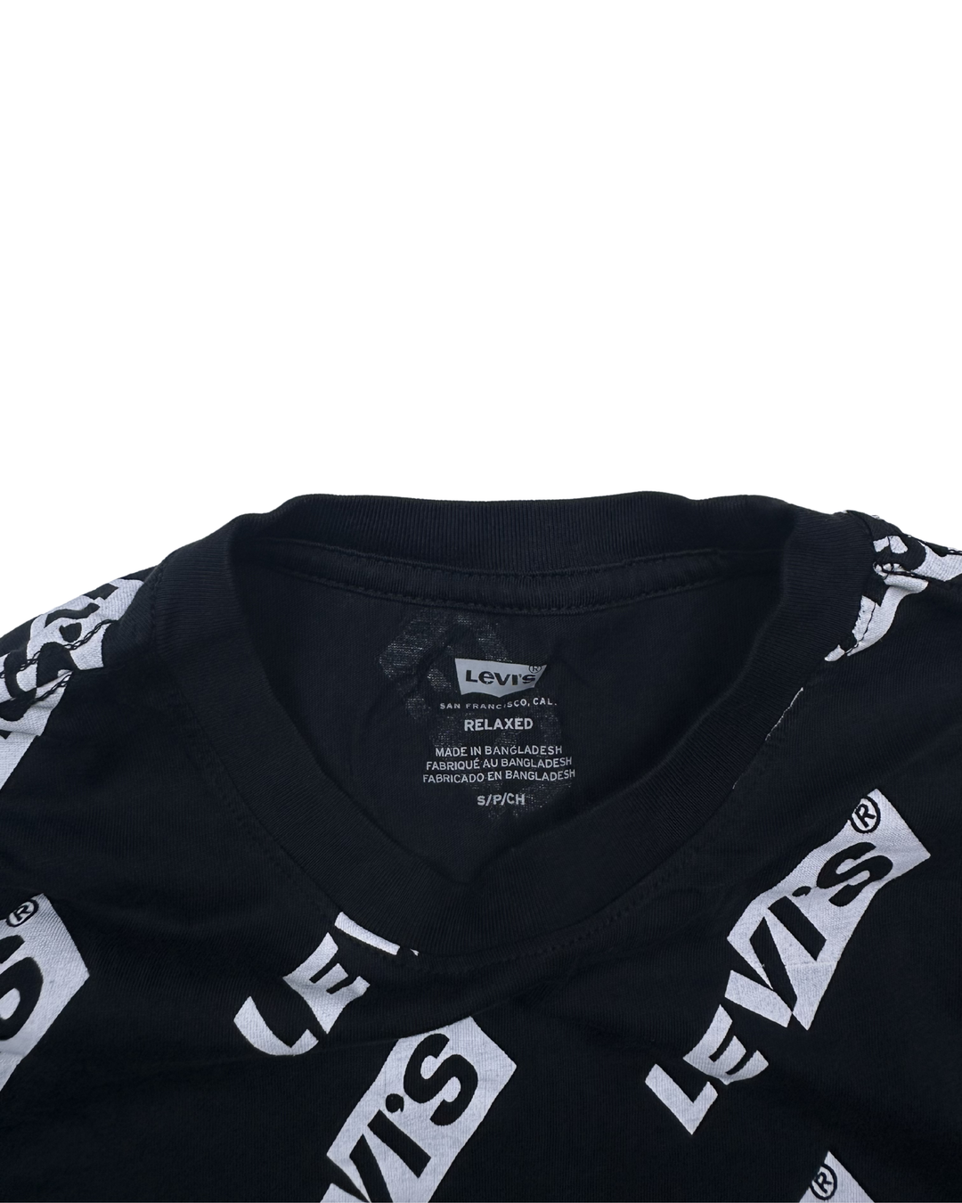 Levi's All-Over Logo Print Relaxed T-Shirt (small)