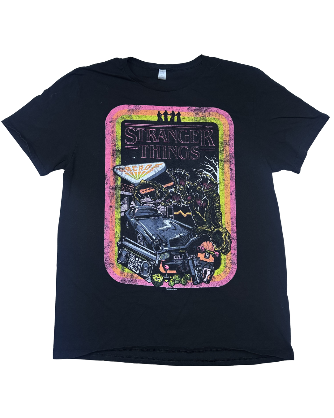 Stranger Things Retro Graphic T-Shirt (Large)