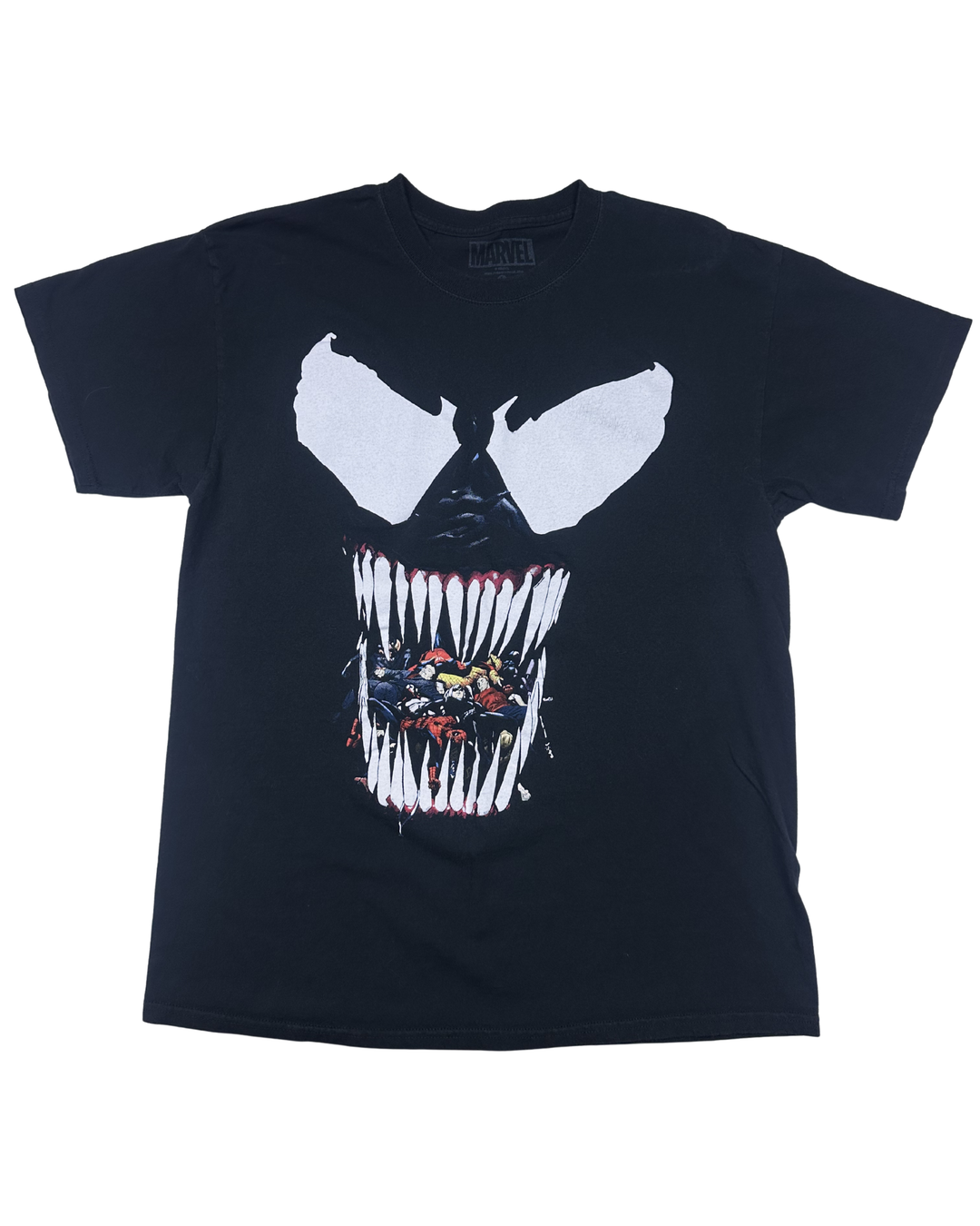 Marvel Venom Face Graphic T-Shirt (Large)