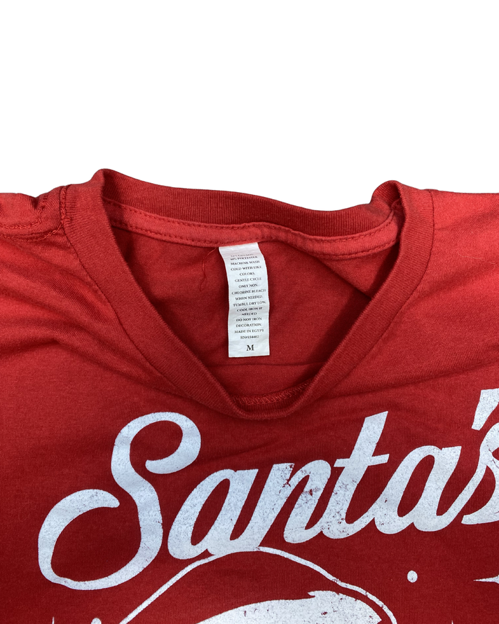 Santa's Favorite Christmas Graphic T-Shirt (Medium)