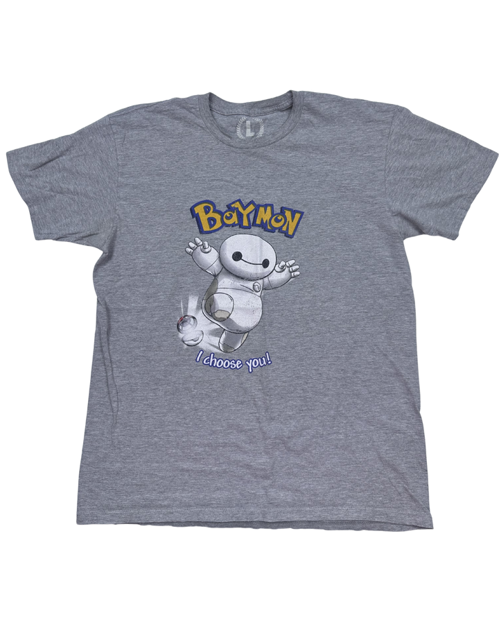 Baymon Baymax Pokemon Mashup Graphic T-Shirt (large)