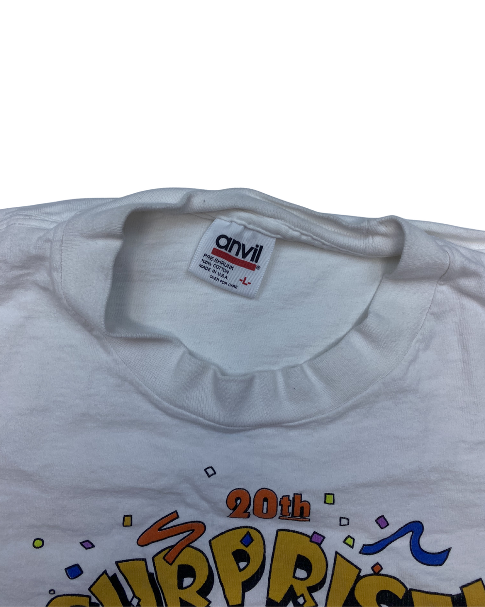 Indianapolis 500 Minnie Marathon 20th Surprise Party Long Sleeve T-Shirt (Large)