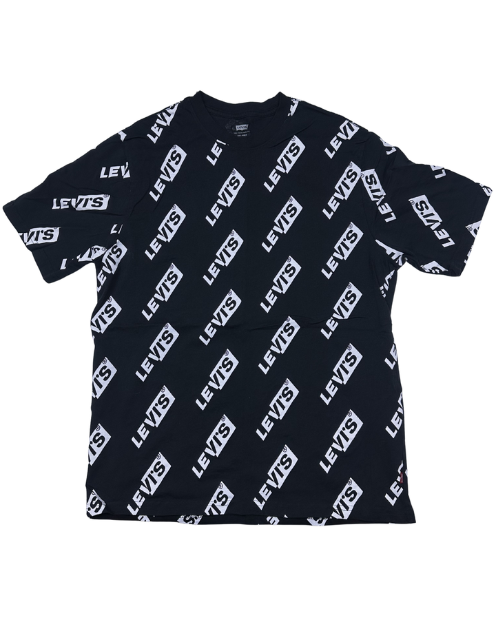 Levi's All-Over Logo Print Relaxed T-Shirt (small)