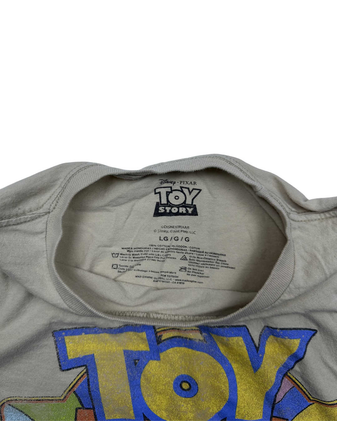 Disney Pixar Toy Story Character Graphic T-Shirt (large)