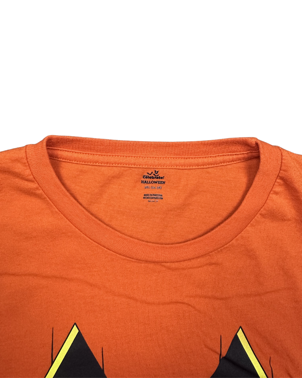 Celebrate Halloween Jack-O'-Lantern Face T-Shirt (3XL)