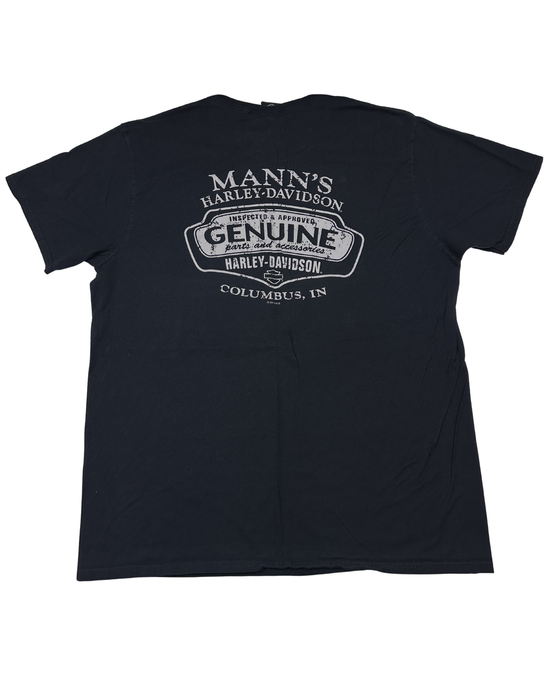 Mann's Harley-Davidson Genuine Motor Oil Graphic T-Shirt (XL)