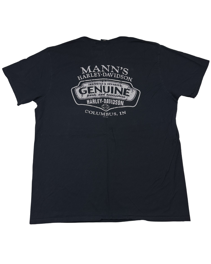 Mann's Harley-Davidson Genuine Motor Oil Graphic T-Shirt (XL)
