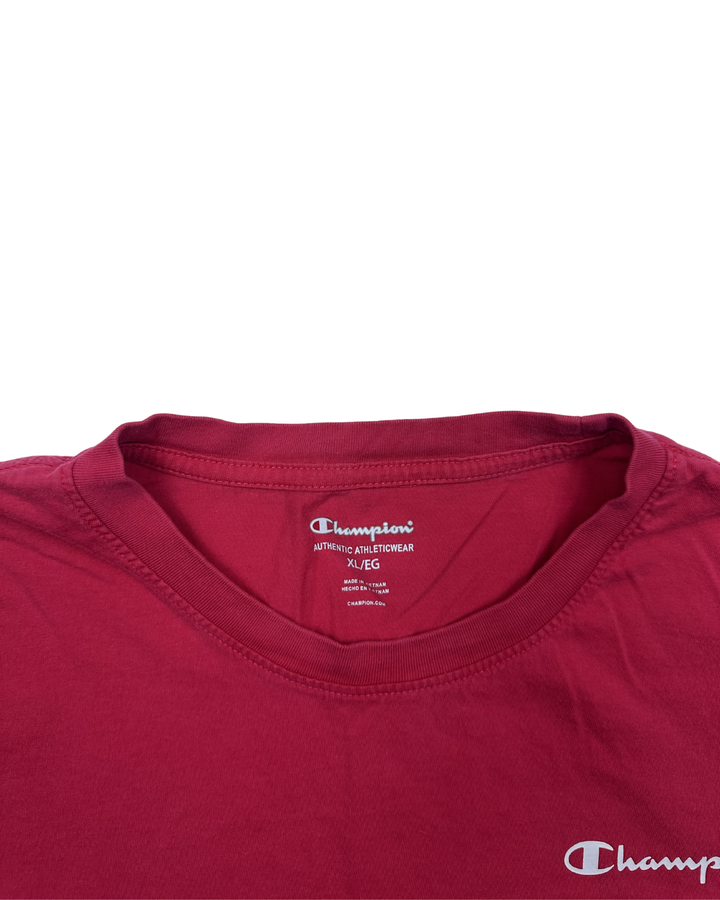 Champion Script Logo T-Shirt Berry (xl)