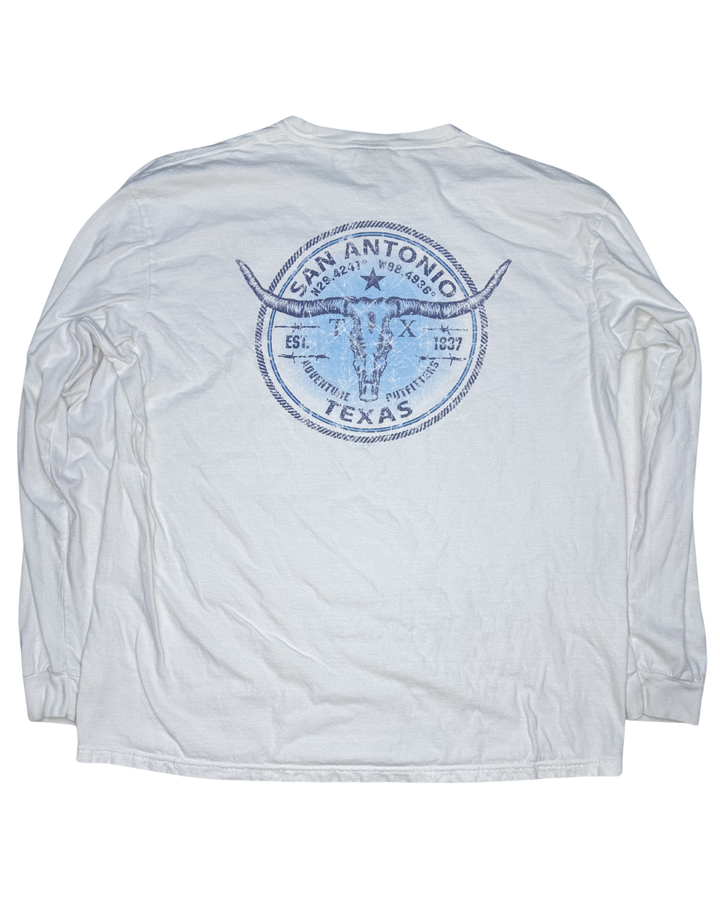 Comfort Colors San Antonio Texas Longhorn Long Sleeve T-Shirt (XL)