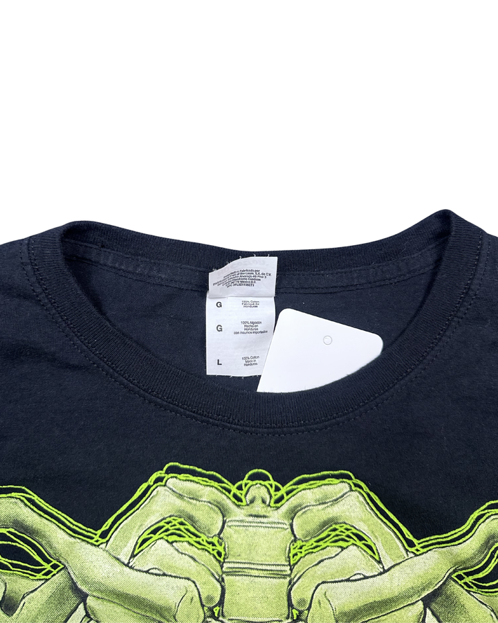 Neon Skeleton X-Ray Graphic T-Shirt (Large)