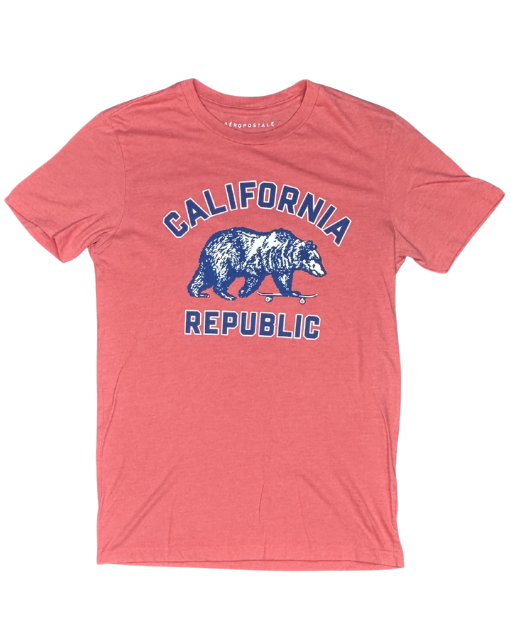 Aeropostale California Republic Bear Graphic T-Shirt (Medium)