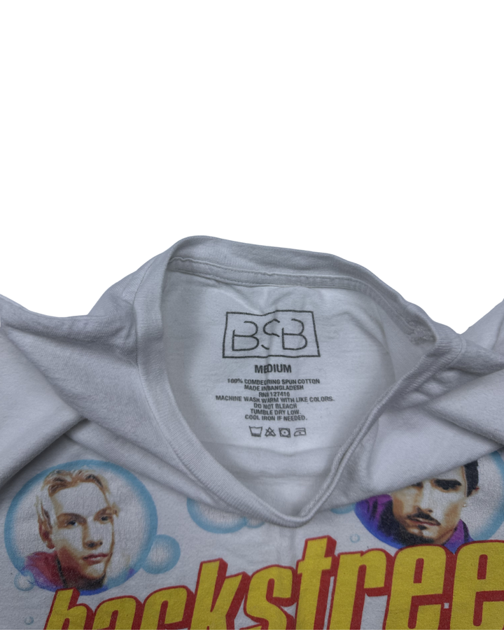 Backstreet Boys Bubble Photo Graphic T-Shirt (petite medium)