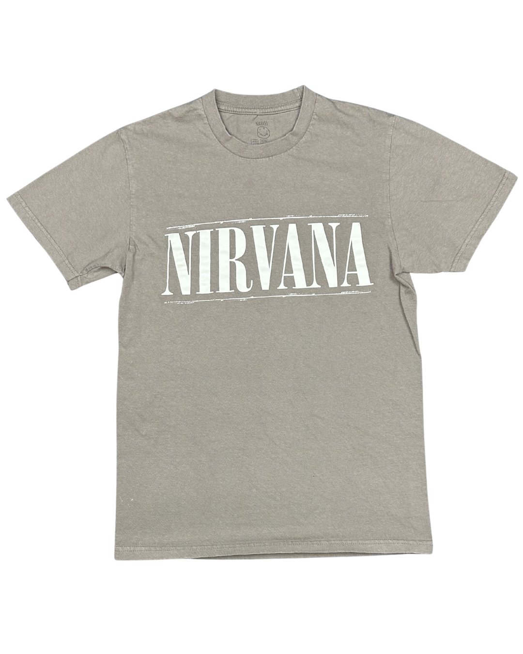 Nirvana Smiley Face Logo T-Shirt (Small)