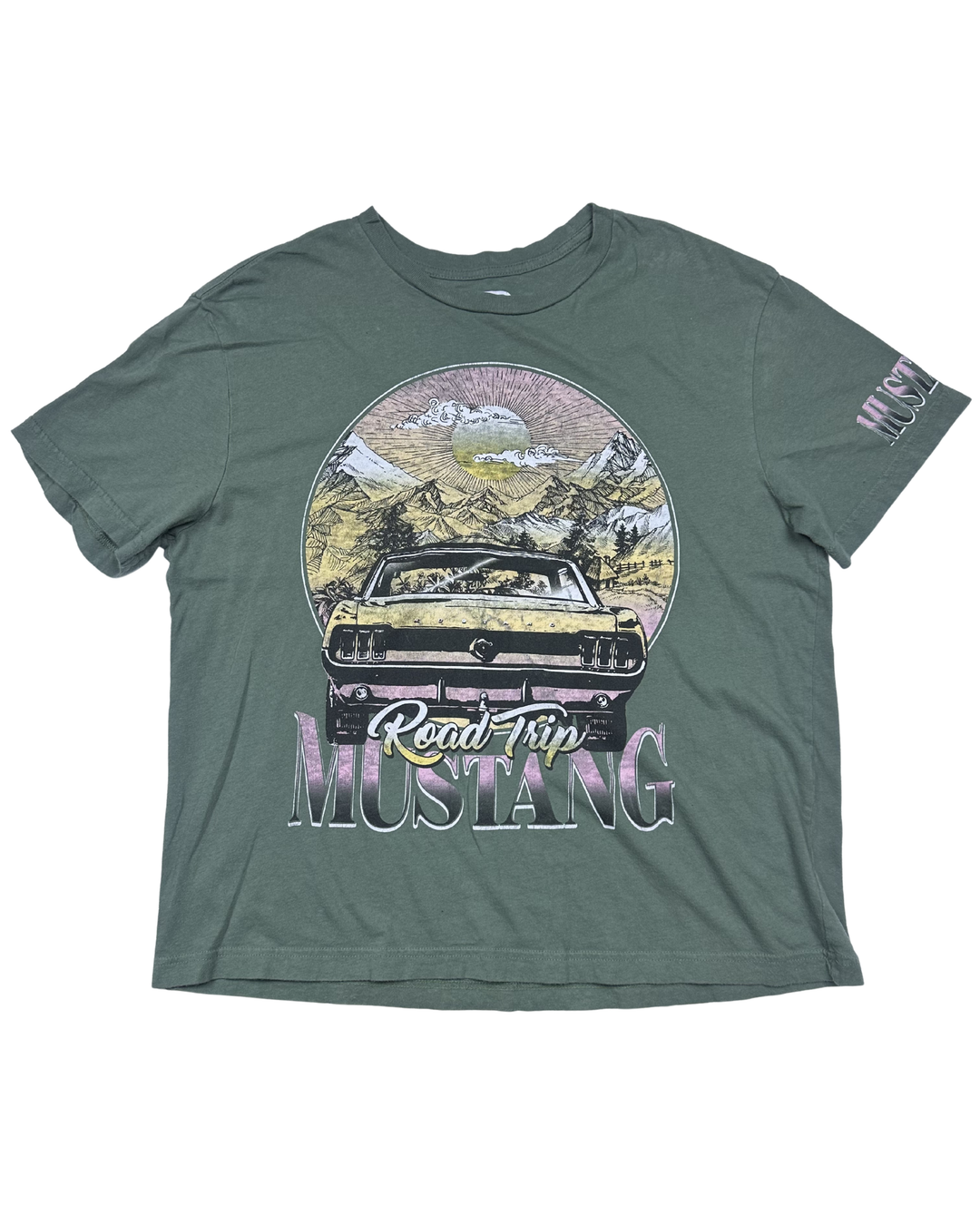 Ford Mustang Road Trip Graphic T-Shirt (Medium)