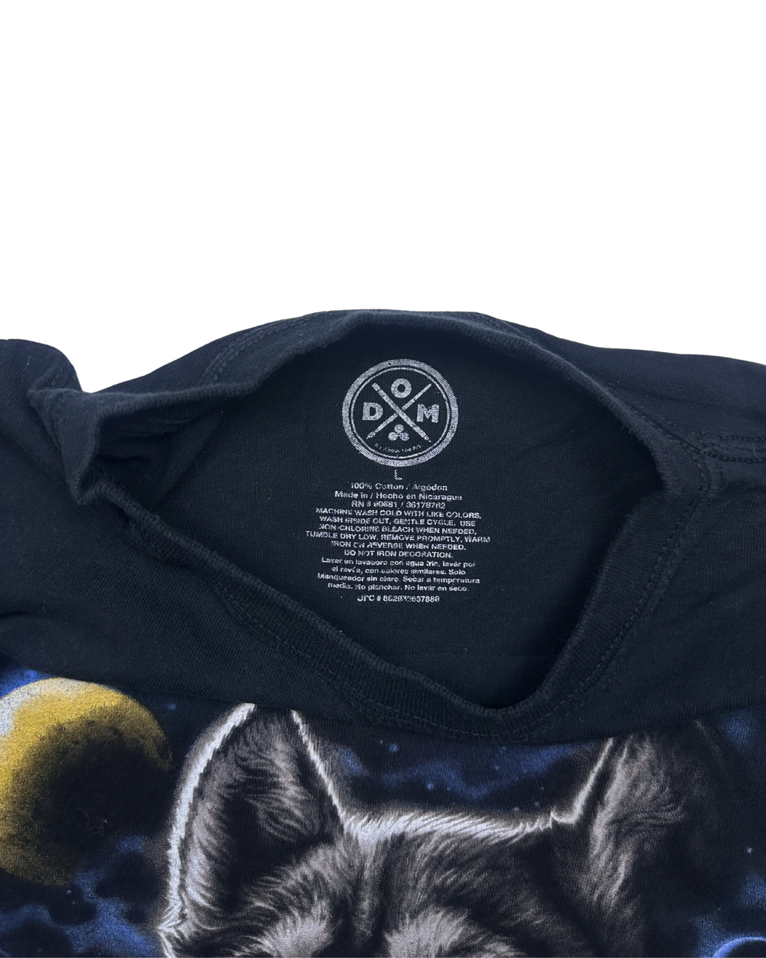 Wolf Moonlight Graphic T-Shirt (large)