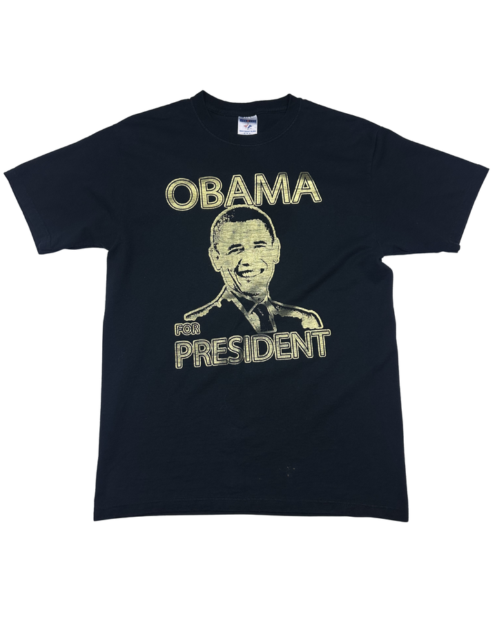 Obama for President Vintage Graphic T-Shirt (Medium)