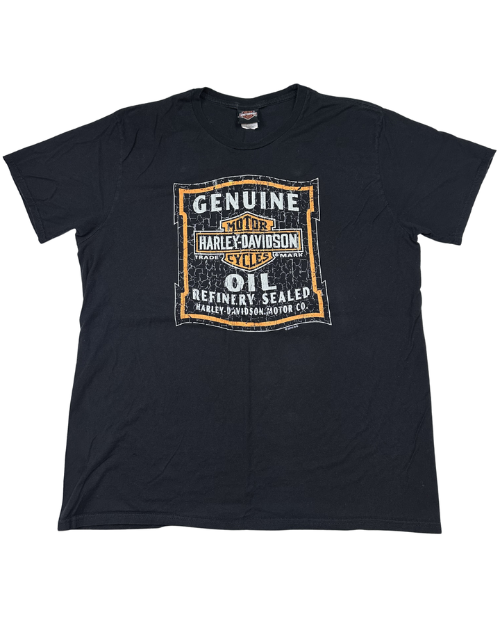 Mann's Harley-Davidson Genuine Motor Oil Graphic T-Shirt (XL)