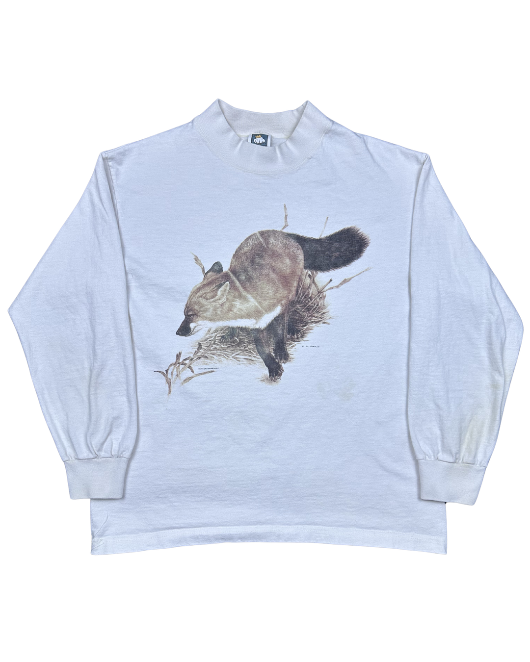 Fox Wildlife Long Sleeve Graphic T-Shirt - Front