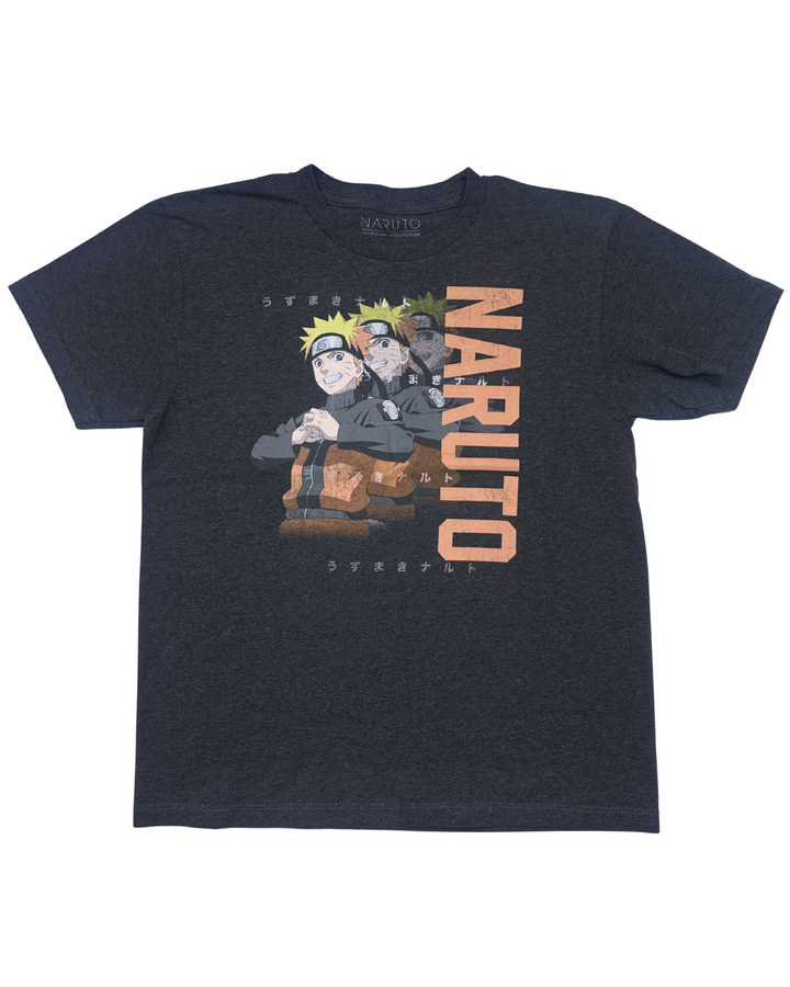 Naruto Shippuden Characters Graphic T-Shirt (Youth Medium)