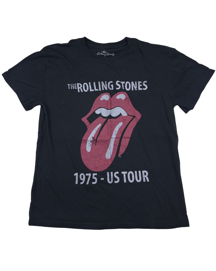 The Rolling Stones 1975 US Tour Graphic T-Shirt (women's medium)
