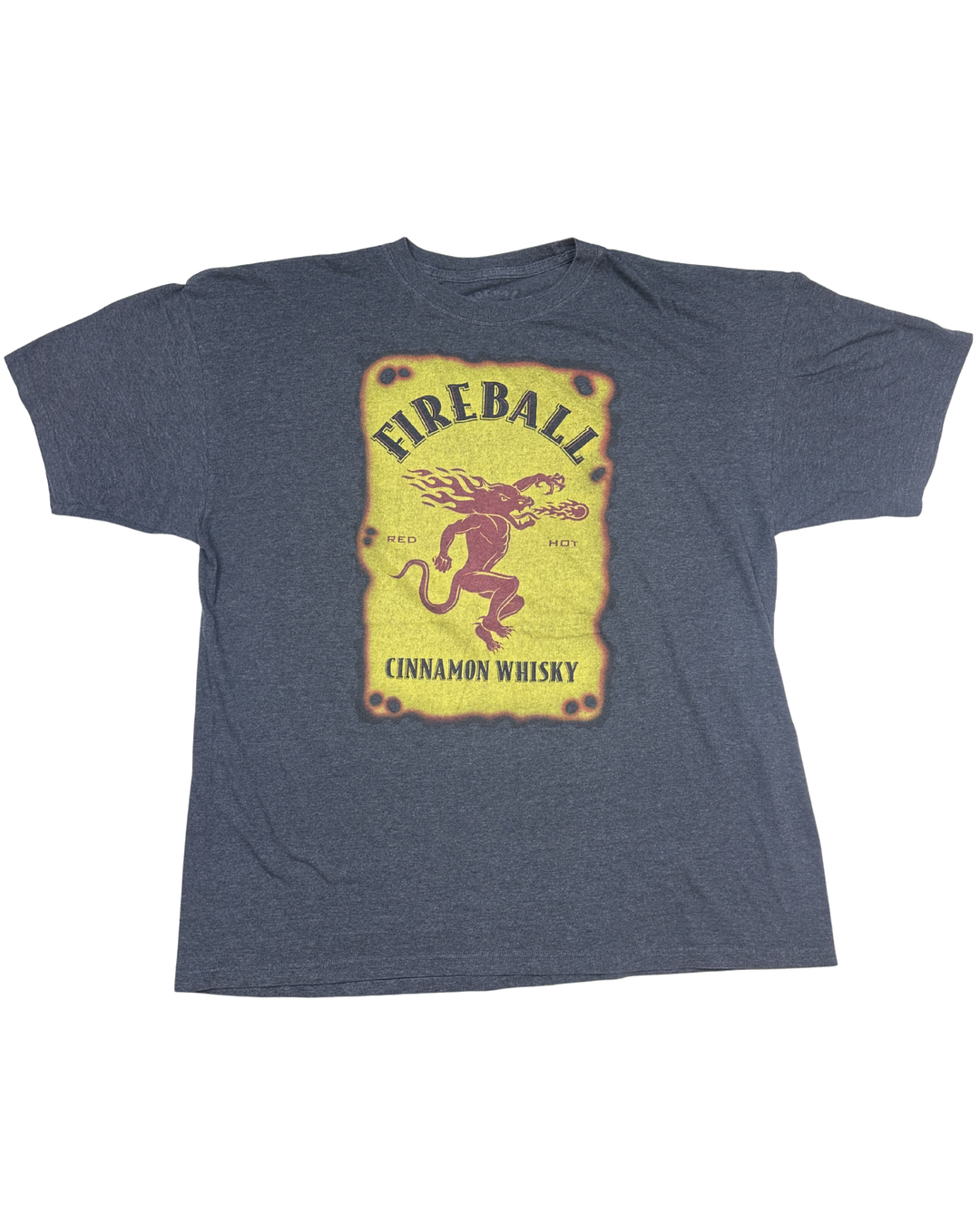 Fireball Cinnamon Whisky Graphic T-Shirt (XL)