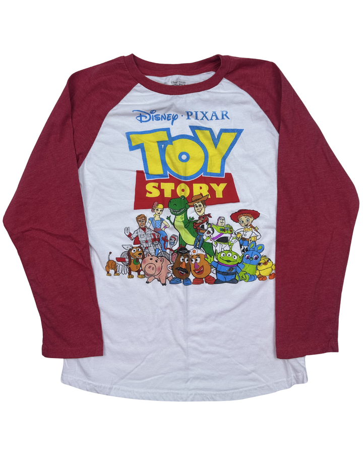 Disney Pixar Toy Story Raglan Long Sleeve T-Shirt (youth xl)