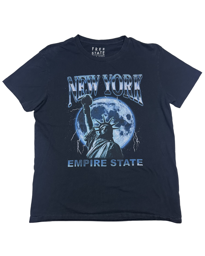 Free State New York Empire State Graphic T-Shirt (Medium)