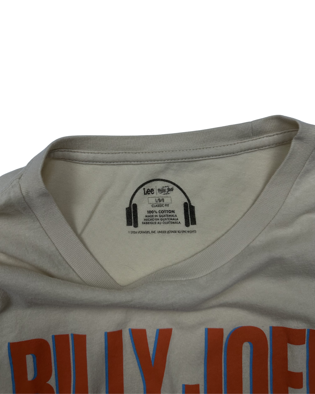 Lee Billy Joel We Didn't Start the Fire Graphic T-Shirt (Large)
