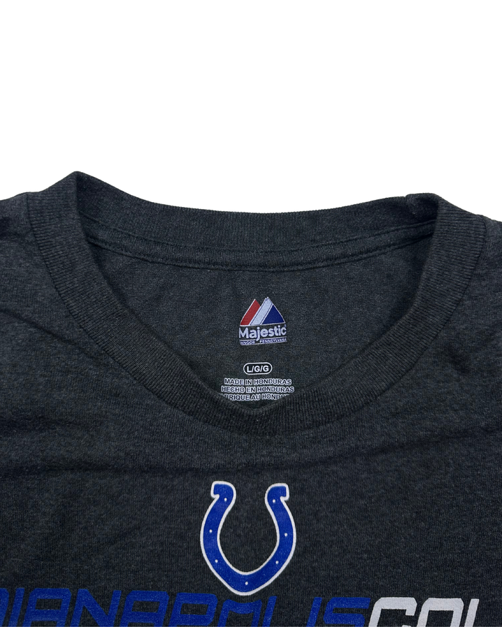 Indianapolis Colts Football Majestic Long Sleeve T-Shirt (large)