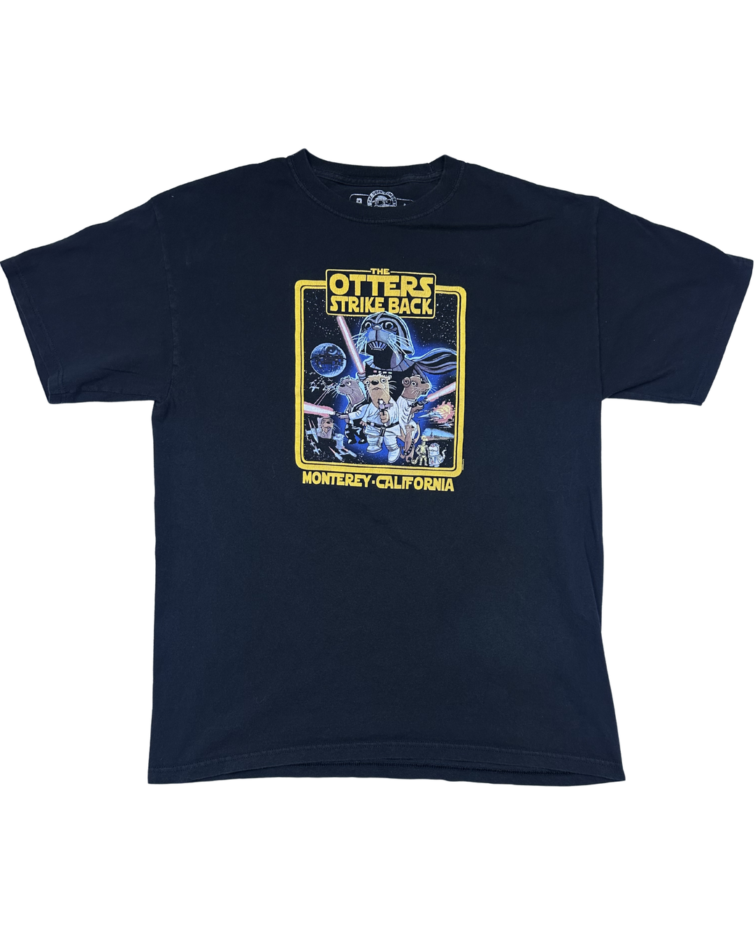 The Otters Strike Back Monterey California Graphic T-Shirt (Large)