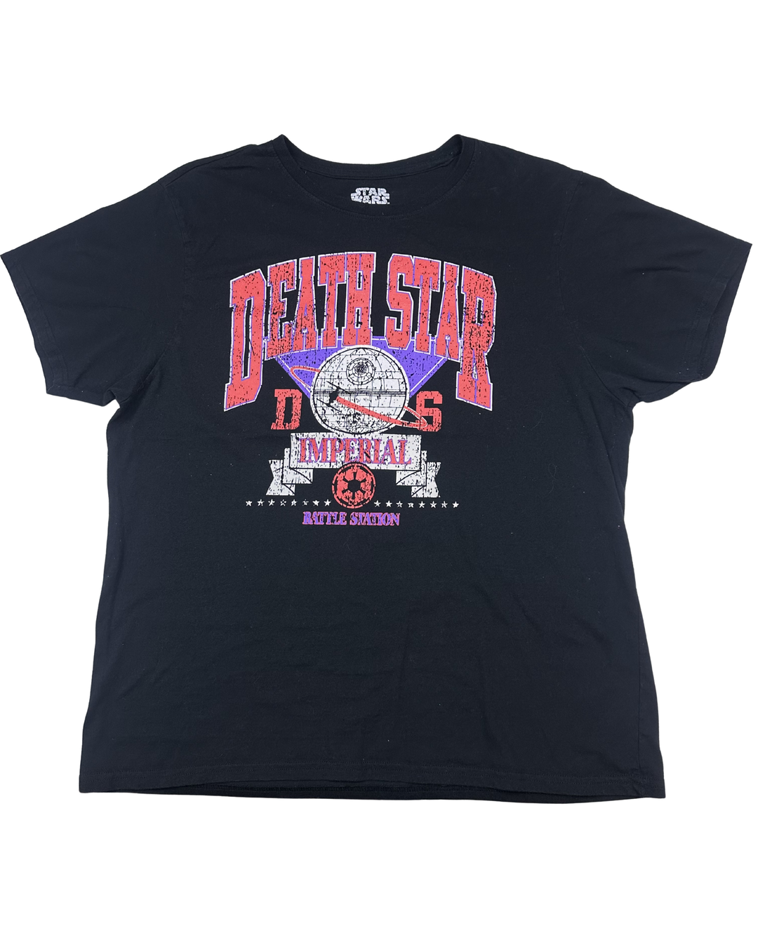 Star Wars Death Star Imperial Battle Station Graphic T-Shirt (X-Large)
