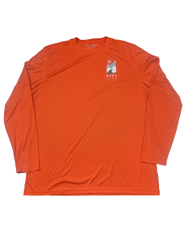 Reel Life Long Sleeve Performance Fishing T-Shirt (XL)