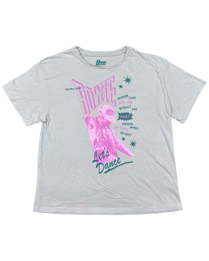 David Bowie Let's Dance Graphic T-Shirt Women's (Large)