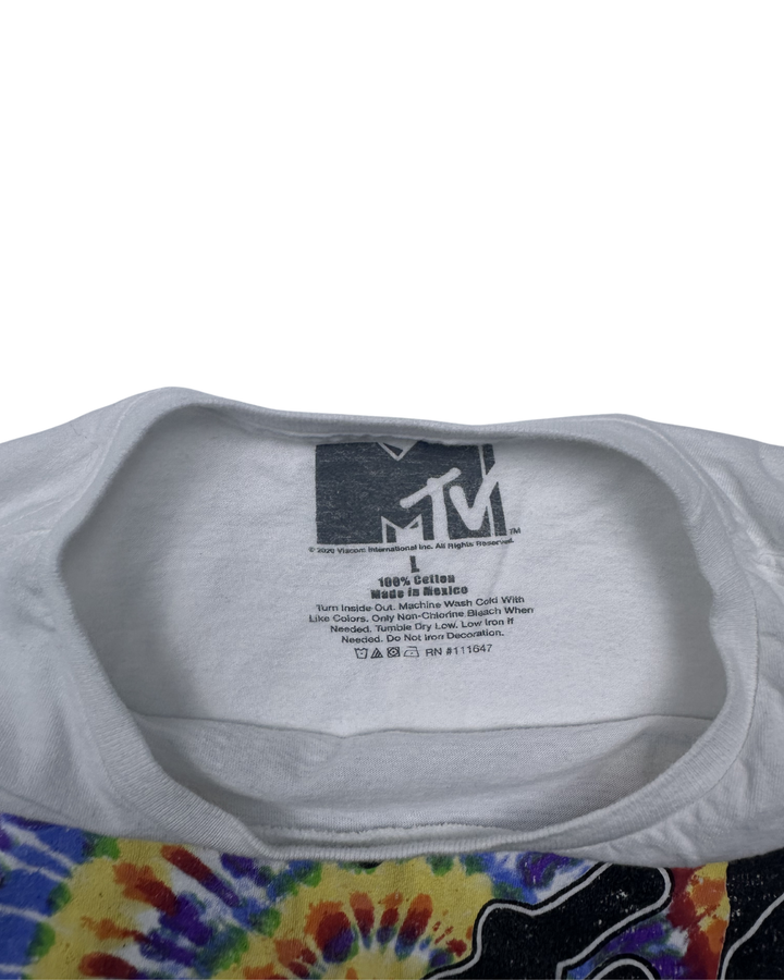 MTV Music Television Tie-Dye Graphic T-Shirt (large)