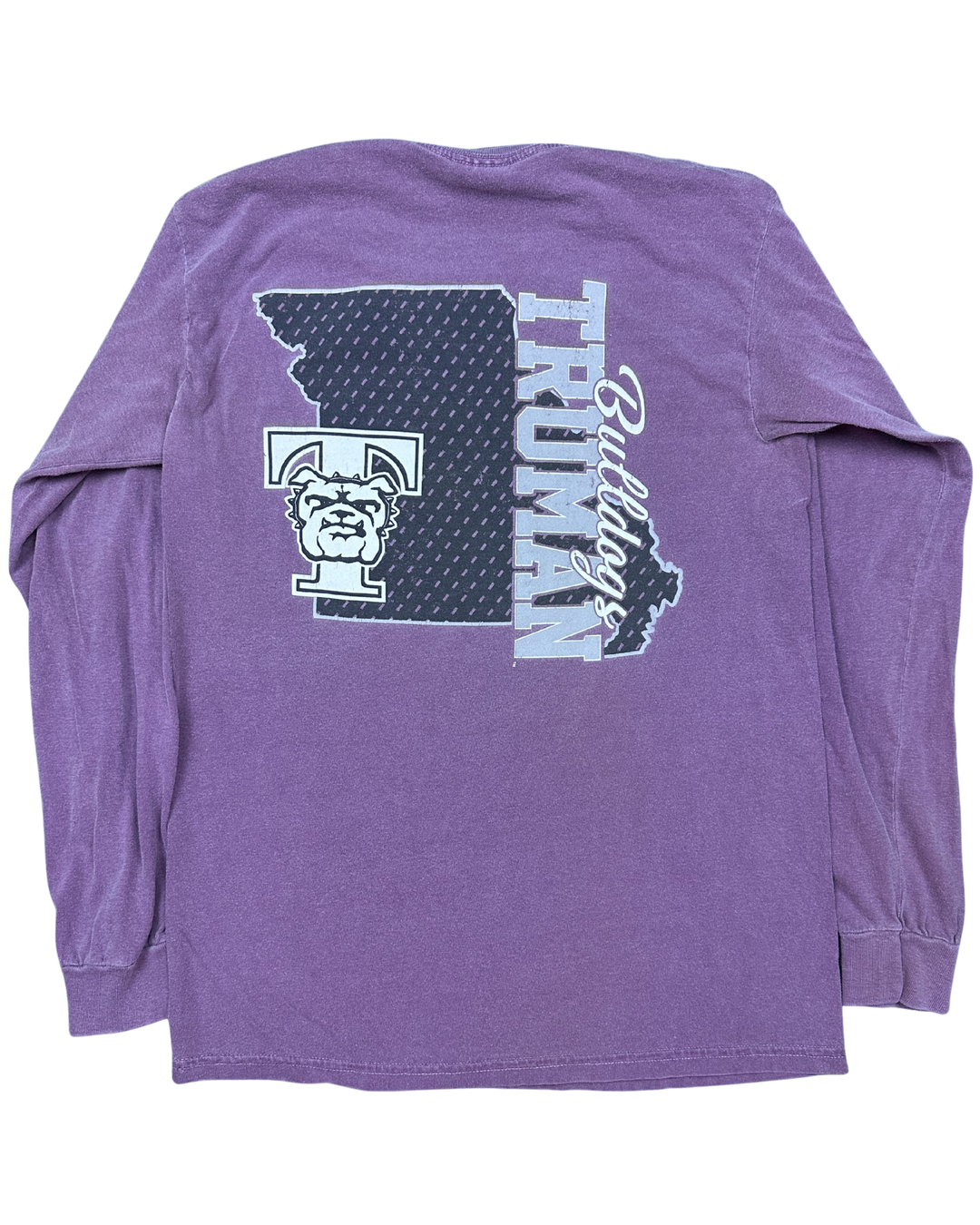 Comfort Colors Truman State Bulldogs Long Sleeve T-Shirt (Small)